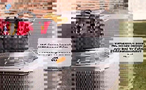 Toolbox on HVAC unit.