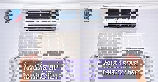 how to clean ac filters