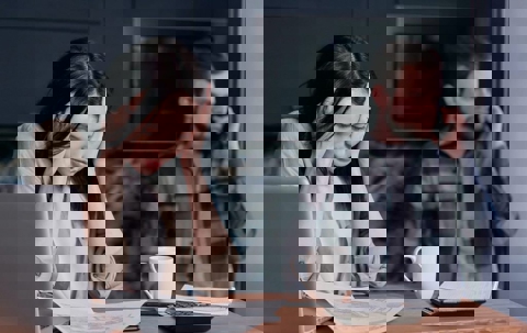 A couple experiencing difficulty due to high electricity bill