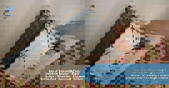 A technician repairing an AC unit