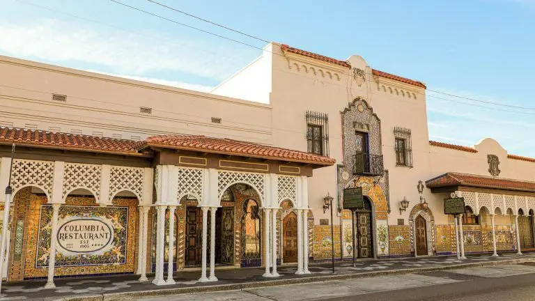 The facade of Columbia Restaurant