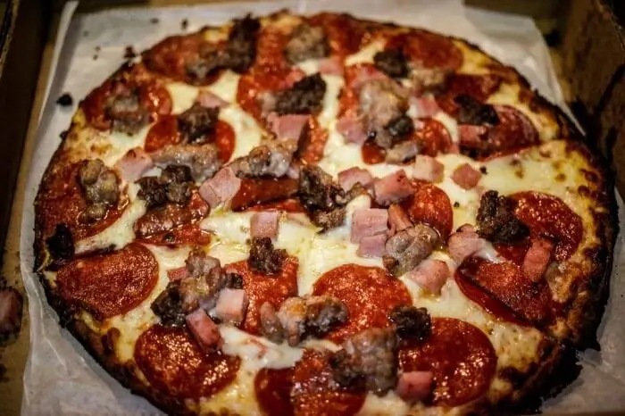 Gourmet Pizza Company Pepperoni bacon duo