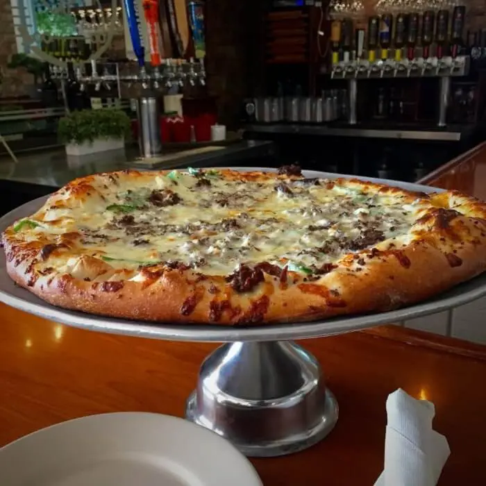 Sally O'Neal's Pizza Hotline Cheesesteak pizza